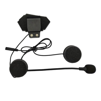 Motorcycle Helmet Bluetooth Headset With Intercom For Riding mounted speakers boom mic for hands-free rider communication and navigation
