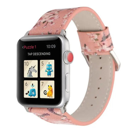 Leather Replacement Watch Band For Apple Watch 38, 40, 41mm