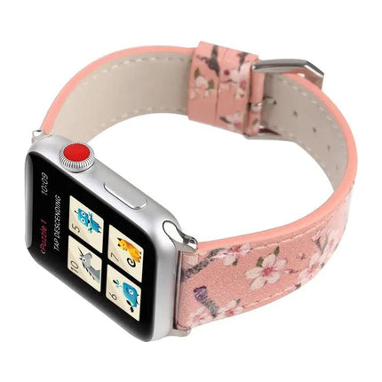 Leather Replacement Watch Band For Apple Watch 38, 40, 41mm