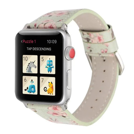 Leather Replacement Watch Band For Apple Watch 38, 40, 41mm