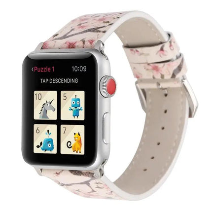 Leather Replacement Watch Band For Apple Watch 38, 40, 41mm
