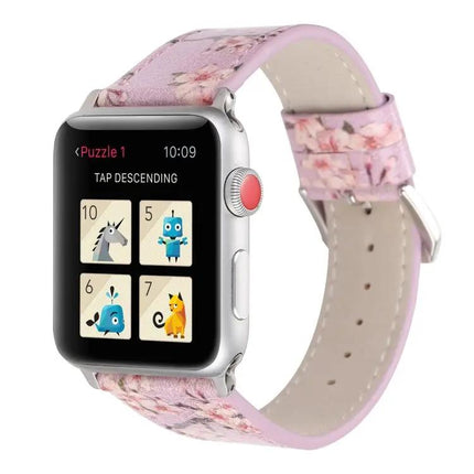 Leather Replacement Watch Band For Apple Watch 38, 40, 41mm