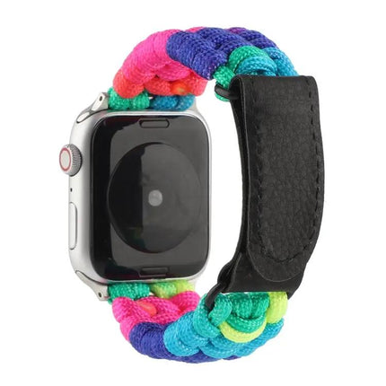 Rainbow Umbrella Cord Nylon Watch Band For Apple Watch
