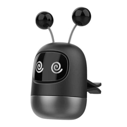 Cartoon Robot Car Air Outlet Aromatherapy Diffuser With Soft Clip compact black cartoon robot car vent diffuser with soft clip