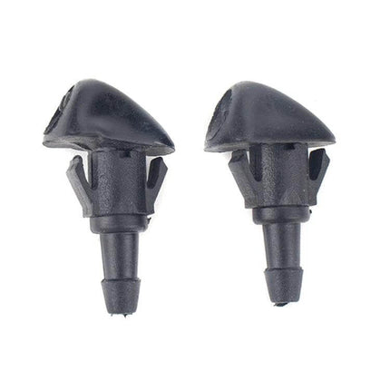 Honda Windshield Washer Nozzles Replacement Pair Set - ABS replacement nozzles for Honda OE 76810S10A024, restores windshield spray coverage