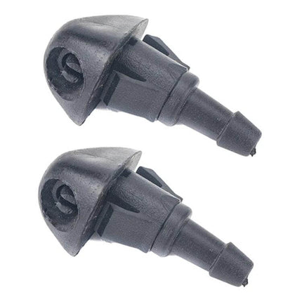 Honda Windshield Washer Nozzles Replacement Pair Set - black ABS nozzles front windshield spray jets OE 76810S10A024 compatible