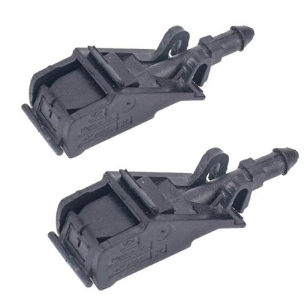Volkswagen Front Windshield Washer Nozzle 2-Pack Replacement - ABS front windshield sprayer set, restores spray performance, corrosion-resistant