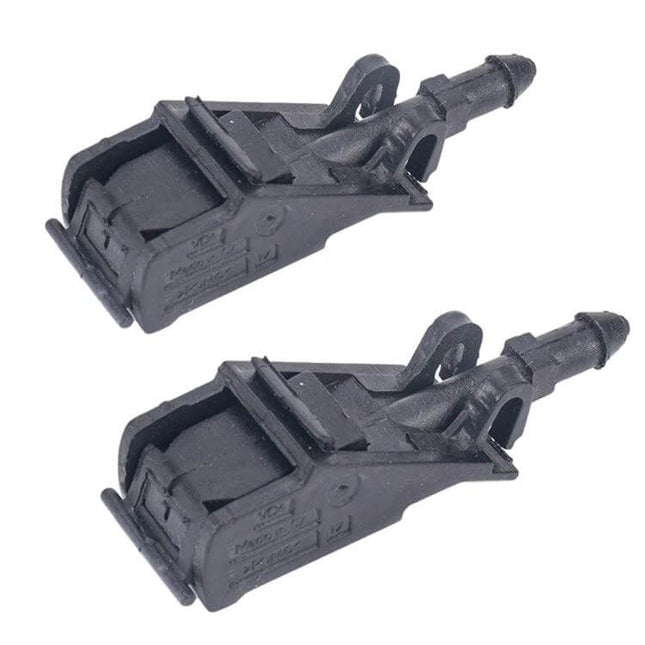 Volkswagen Front Windshield Washer Nozzle 2-Pack Replacement - ABS front windshield sprayer set, restores spray performance, corrosion-resistant
