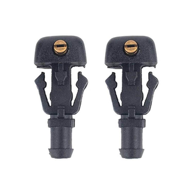 Ford F-150 Front Windshield Washer Nozzle - Wiper Jet Spray replacement pair, direct-fit front nozzle for 2004-2013 F-150, restores spray coverage