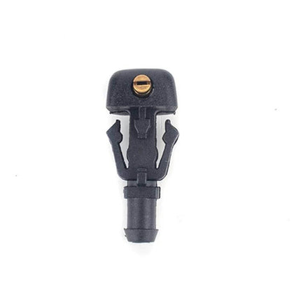 Ford F150 Front Windshield Washer Nozzle Set 2 Pack - single black replacement spray nozzle for 2004–2013 Ford F-150, restores washer spray alignment