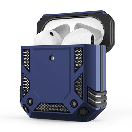 Durable AirPods Protective Cover for Everyday Travel and Use - Blue Rugged Shockproof Case For Commuting And Workouts