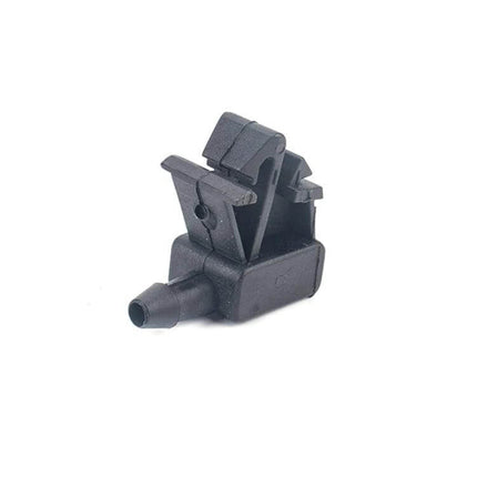 2 PCS Front Windshield Washer Wiper Jet Water Spray Nozzle For Citroen black plastic 2-piece front washer nozzle replacement