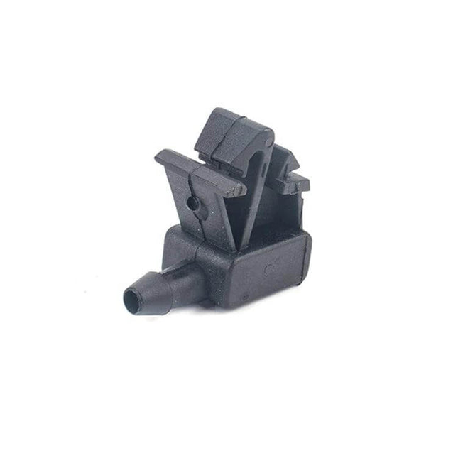 2 PCS Front Windshield Washer Wiper Jet Water Spray Nozzle For Citroen black plastic 2-piece front washer nozzle replacement