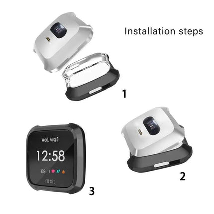 Fitbit Versa Lite TPU Protective Full-Coverage Watch Case