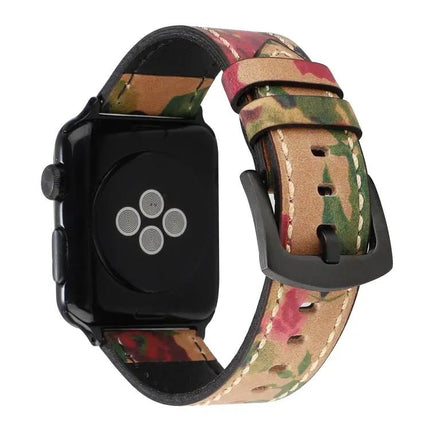 Genuine Cowhide Leather Band For Apple Watch 38/40/41/42mm