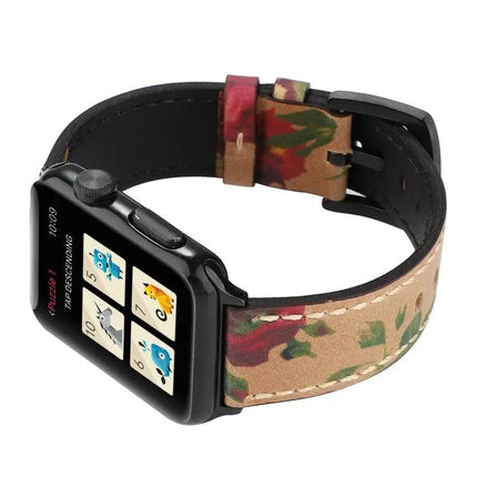 Genuine Cowhide Leather Band For Apple Watch 38/40/41/42mm