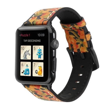 Genuine Cowhide Leather Band For Apple Watch 38/40/41/42mm