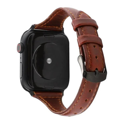 Crazy Horse Genuine Leather Apple Watch Strap 38/40/41mm