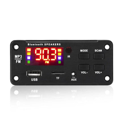 Portable Bluetooth Car MP3 Player for In-Car Music and Calls black FM MP3 module with USB TF AUX display and control buttons