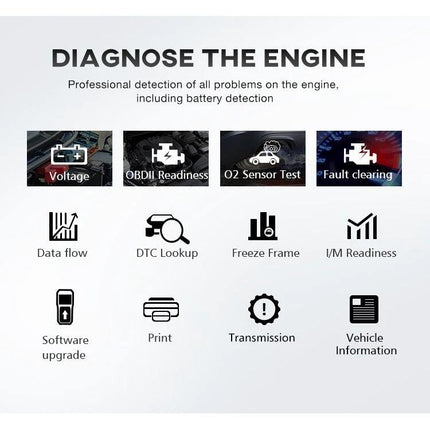 Konnwei Tool for Checking Car Batteries in Daily Drives - OBD2 diagnostic features: voltage, OBDII readiness, O2 sensor test, fault clearing, DTC lookup