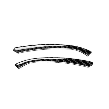 Carbon Fiber Decorative Strip for Nissan 370Z Dashboard - pair of curved carbon fiber interior trim pieces
