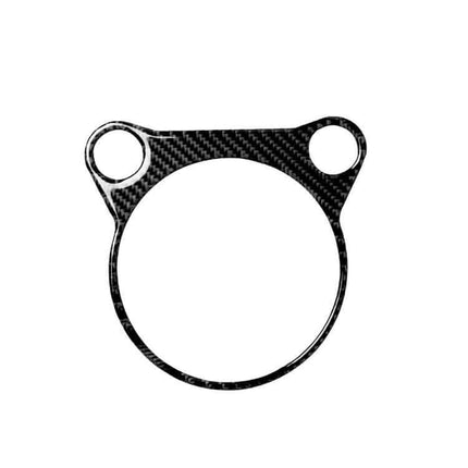 Carbon Fiber Decorative Sticker for Nissan 370Z Console - carbon fiber console trim ring for dash personalization