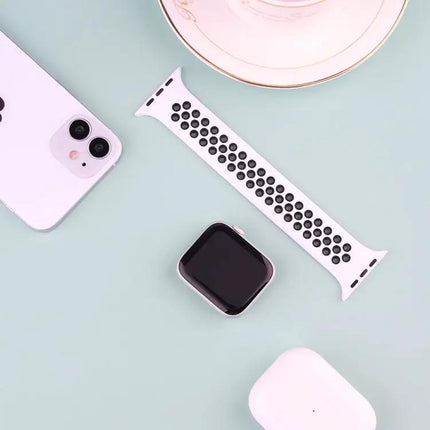 Elastic Silicone Watch Band for Apple Watch 38/40/41/42mm