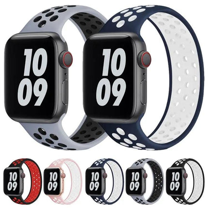 Elastic Silicone Watch Band for Apple Watch 38/40/41/42mm