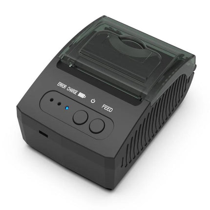 Bluetooth Portable Thermal Receipt Printer for Business Use compact wireless receipt printer with feed button and transparent cover