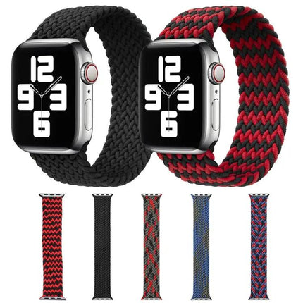 Mixed Color Nylon Braided Loop Apple Watch Bands S/M/L