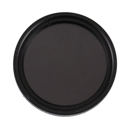 Adjustable Neutral Density Filter for Camera Light Control - circular ND filter on white background for exposure and motion blur