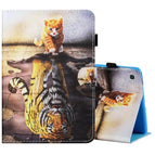 For Samsung Galaxy Tab A 8.0 (2019) T290 / T295 / Cat And Tiger