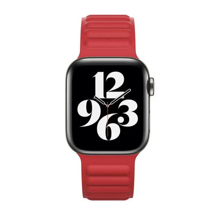 Silicone Magnetic Chain Apple Watch Band 38-49mm Comfort