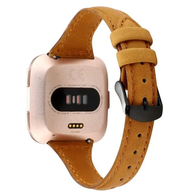 Fitbit Versa Genuine Leather Band Horse Texture 80mm