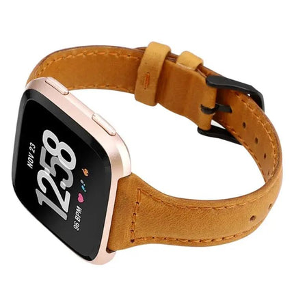 Fitbit Versa Genuine Leather Band Horse Texture 80mm