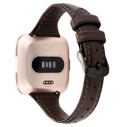 Fitbit Versa Genuine Leather Band Horse Texture 80mm