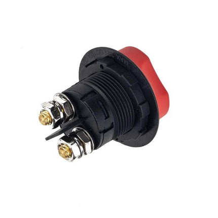 Car Battery Selector Isolator Rotary Switch for Vehicle Power - red OFF rotary isolation switch, 32V 100A panel mount