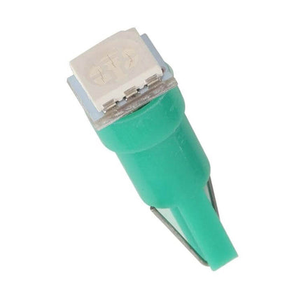 Car LED Indicator Lights, Green, 30-Pack for License Plate - single green T5 LED bulb for license plate and interior vehicle lighting