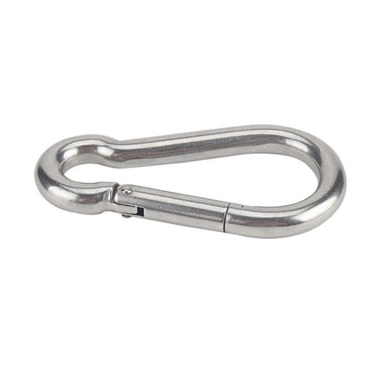 Safety Cable for Secure RV Trailer Towing Adventures - galvanized PVC-coated spring rope carabiner for trailer hookups