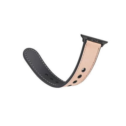 Paste Leather TPU Watch Band For Apple Watch 38mm 40mm
