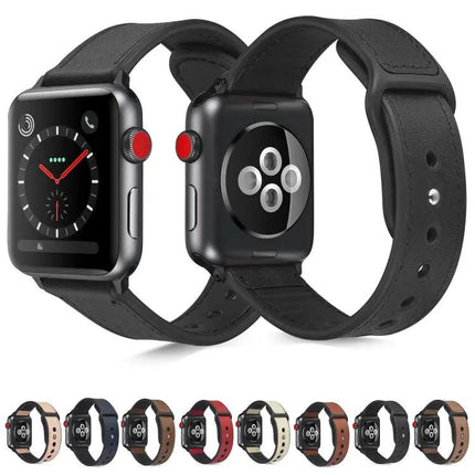 TPU Leather Watch Band For Apple Watch 44/42/41/40mm