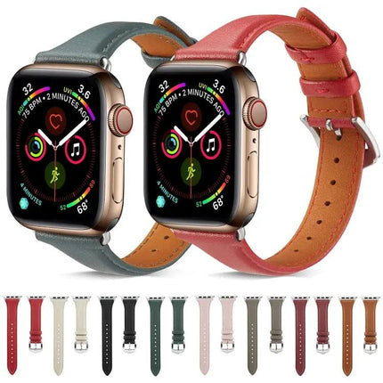 Genuine Leather Watch Band For Apple Watch 38/40/41/42mm
