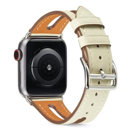 Top-Grain Leather Watch Band Compatible Apple Watch 38/40mm