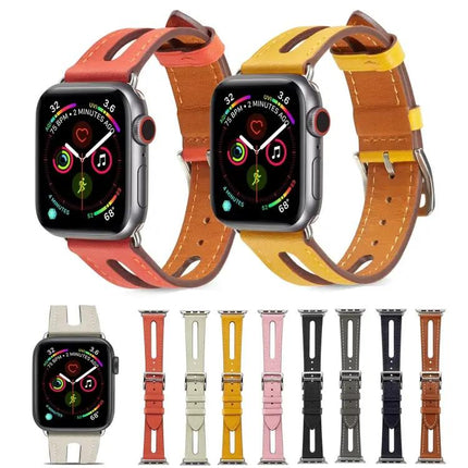 Top-Grain Leather Watch Band Compatible Apple Watch 38/40mm