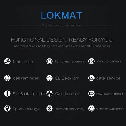Lokmat Smart Watch for Daily Activity Tracking and Notifications | Syndmart