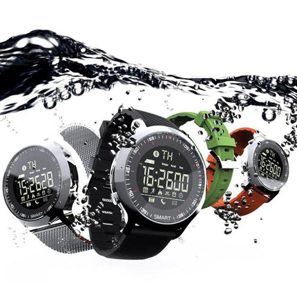 Lokmat Smart Watch for Everyday Activity and Reminders - waterproof fitness watch showing steps, calories, distance and notification alerts