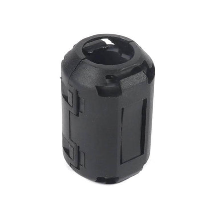 Ferrite Ring Cable Clip For 3.5mm Cables Anti Interference - black Ni‑Zn ferrite clamp for 3.5mm audio and power cords, tool‑free elastic clip