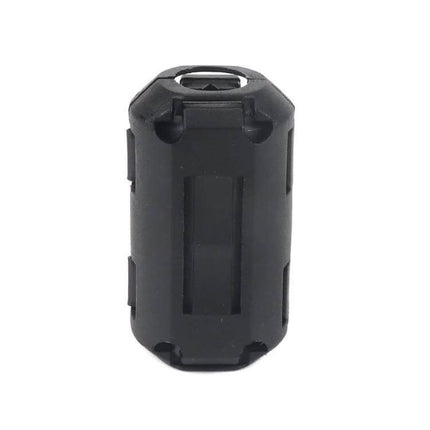 7mm Ferrite Ring Cable Clip to Reduce Interference — Ni-Zn ferrite clamp for USB, headset, car DVR and audio cables to suppress EMI and reduce noise
