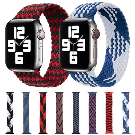 Nylon Braided Single Loop Replacement Watch Band 42mm 44mm