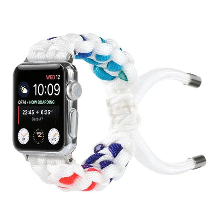 Braided Nylon Umbrella Cord Apple Watch Band 38-49mm